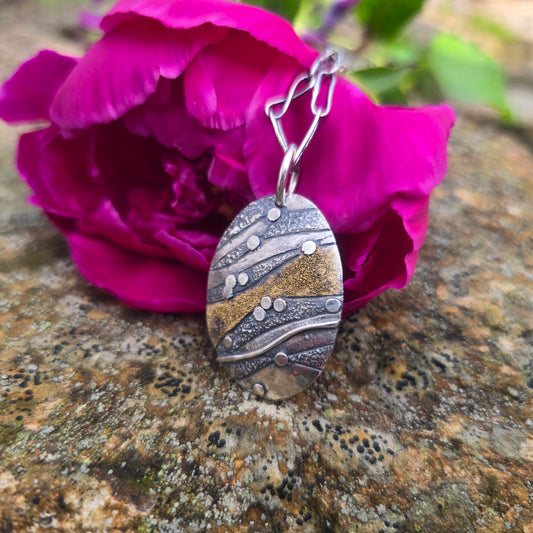 18k Gold Oro River Pendant