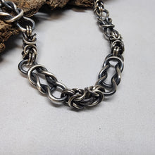 Load image into Gallery viewer, 14 Celtic/18 Byzantine Chains and Bracelets (Oxidized)
