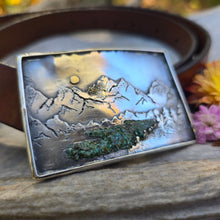 Load image into Gallery viewer, High Country Lake Belt Buckle