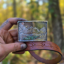 Load image into Gallery viewer, High Country Lake Belt Buckle
