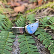Load image into Gallery viewer, Molten Rainbow Moonstone Cuff