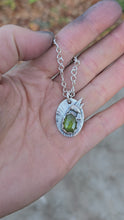 Load and play video in Gallery viewer, Hummingbird and Peridot Pendant