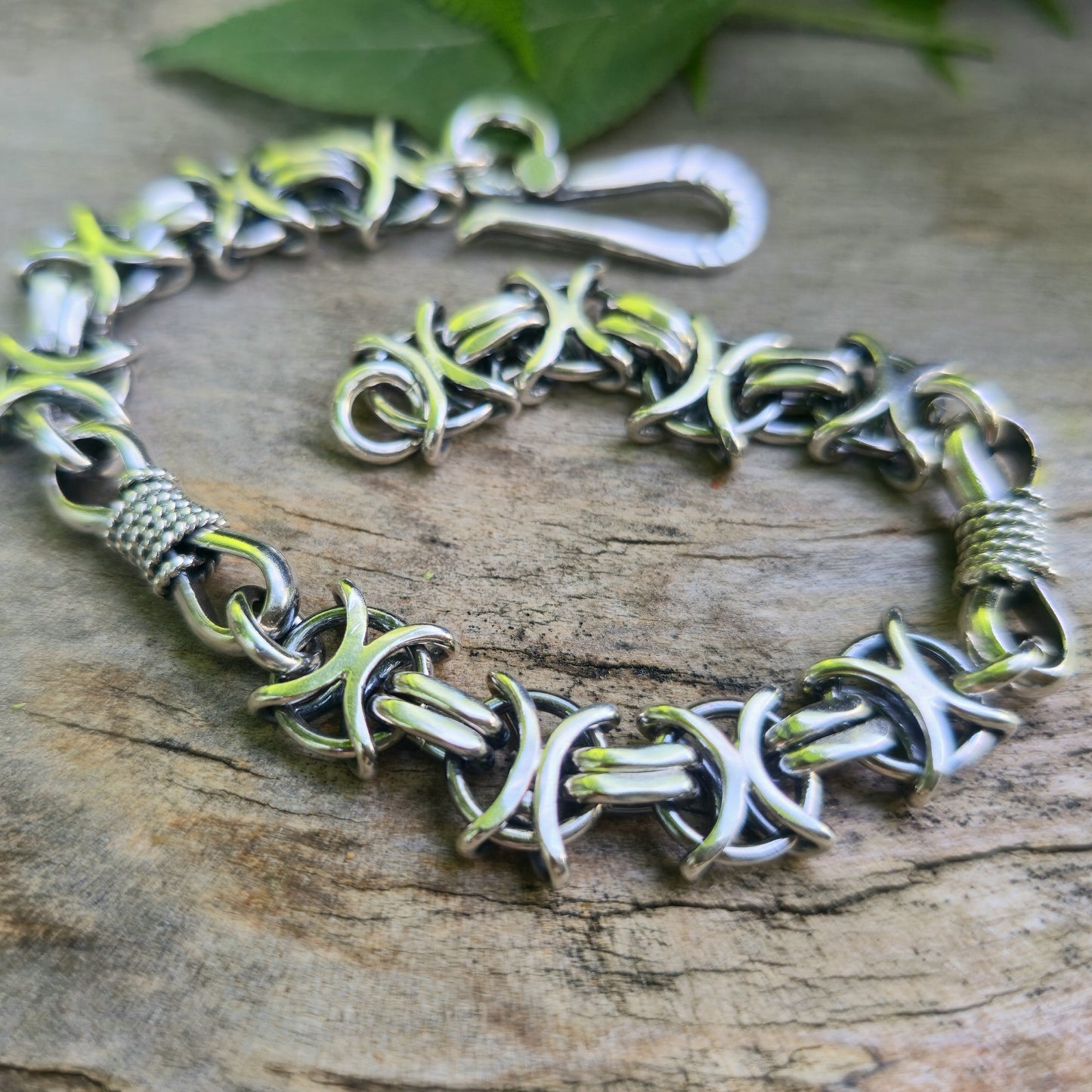 Heavy X’s & O’s Sterling Silver Bracelet