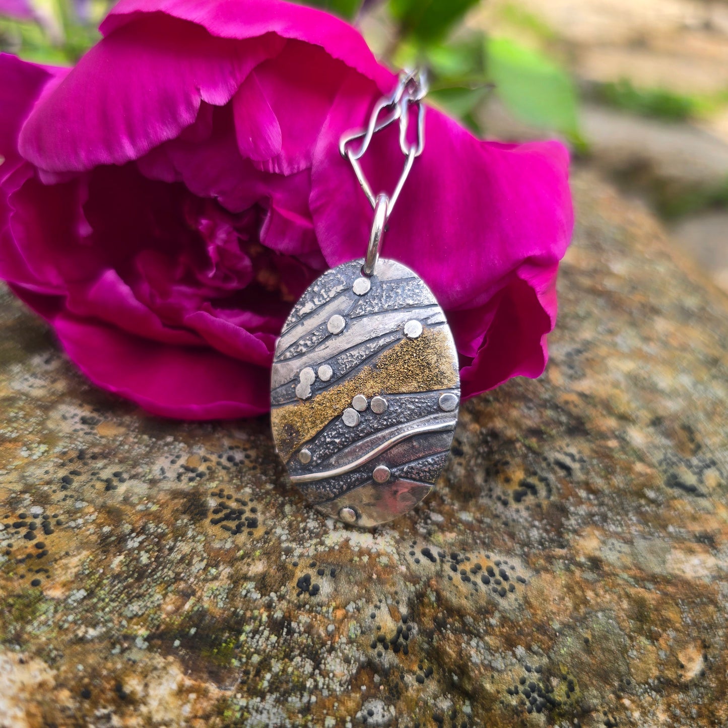 18k Gold Oro River Pendant
