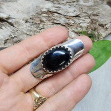 Load image into Gallery viewer, Black Onyx Shield Ring
