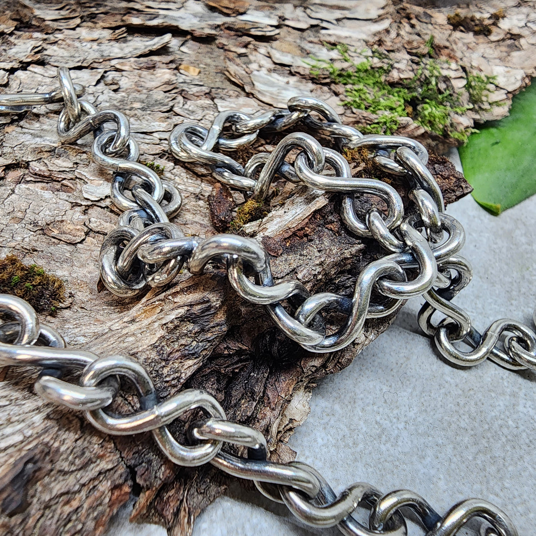 14 Infinity Link Chains and Bracelets (Oxidized)