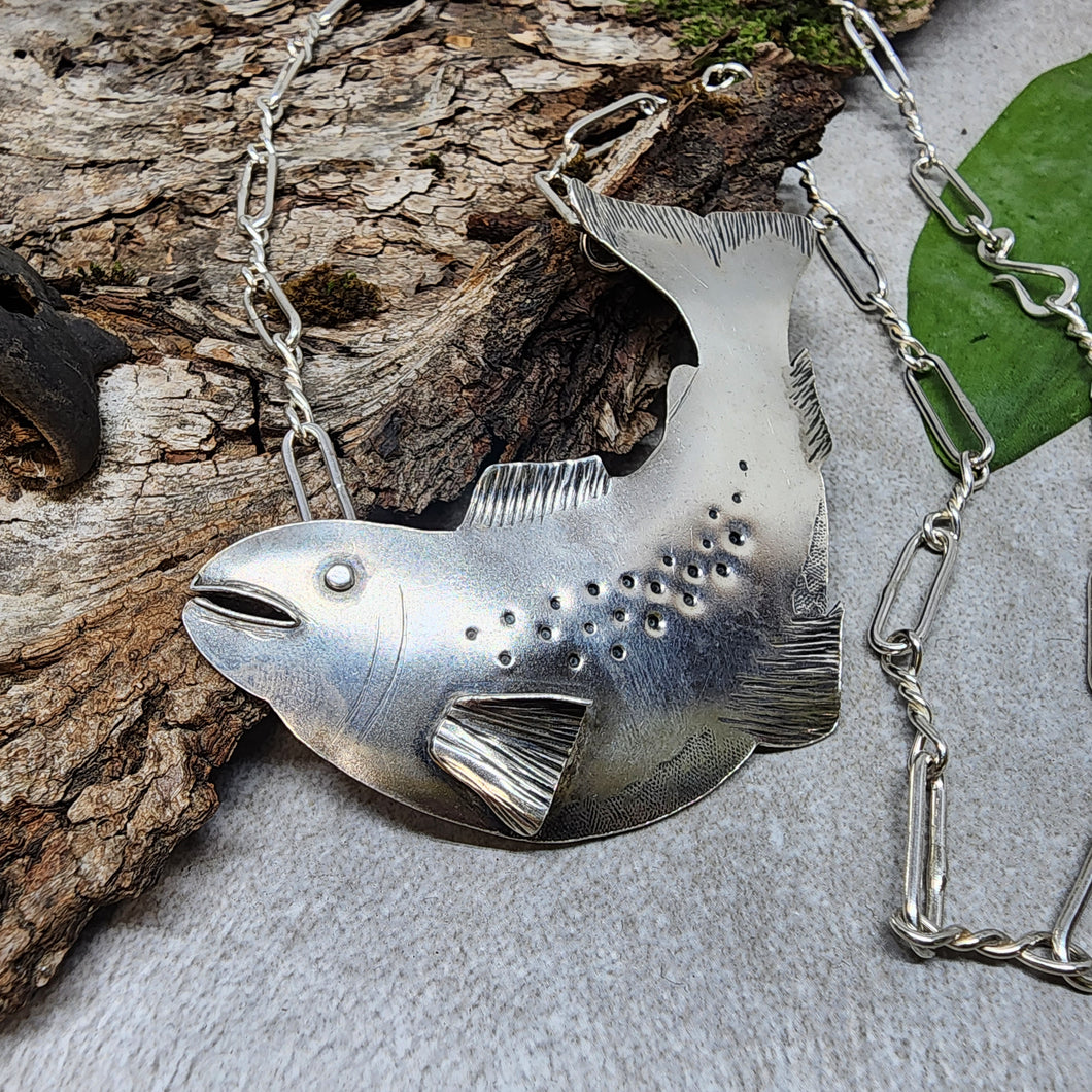 Keene Valley Fish Necklace