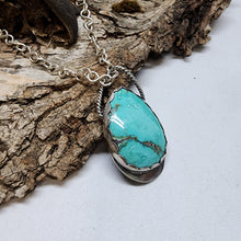 Load image into Gallery viewer, Turquoise Raindrop Pendant
