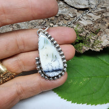 Load image into Gallery viewer, Raindrop Dendritic Opal Pendant
