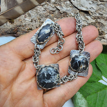 Load image into Gallery viewer, Black Buffalo Turquoise Bracelet
