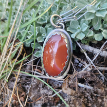 Load image into Gallery viewer, Orange Agate Pendant
