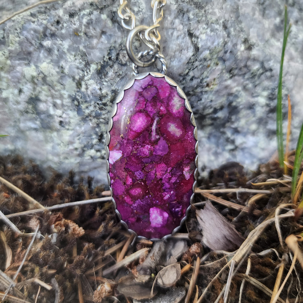 Large Pink Mohave Pendant