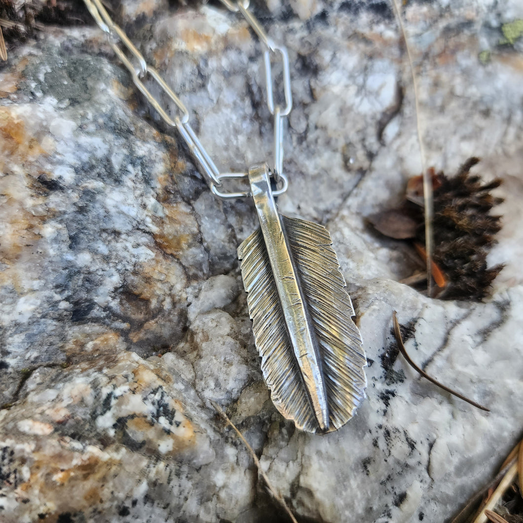 Short Feather Pendant