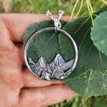 Load image into Gallery viewer, 3D Mountain Scene Pendant
