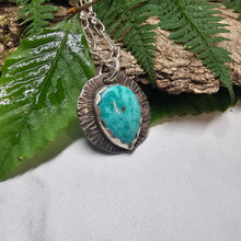 Load image into Gallery viewer, Turquoise Crown Pendant

