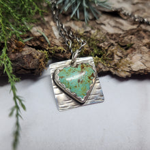 Load image into Gallery viewer, Tyrone Turquoise Heart Pendant
