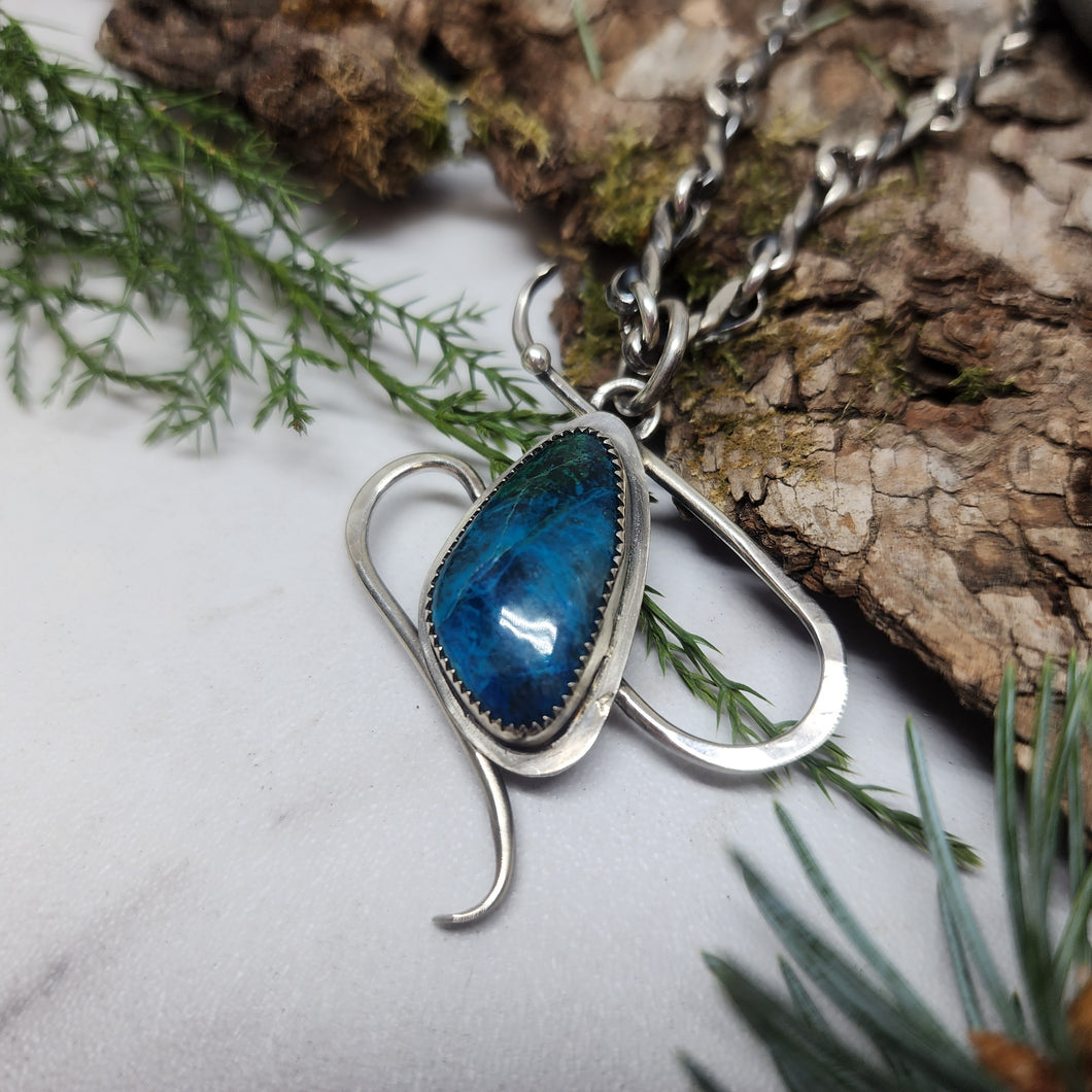 Windswept Azurite Pendant