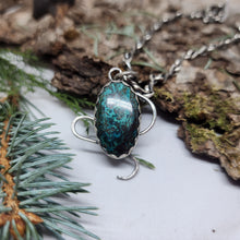 Load image into Gallery viewer, Azurite Windswept Pendant 2
