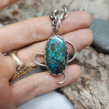 Load image into Gallery viewer, Azurite Windswept Pendant 2
