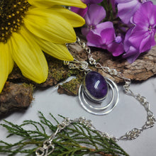 Load image into Gallery viewer, Amethyst Solar Pendant

