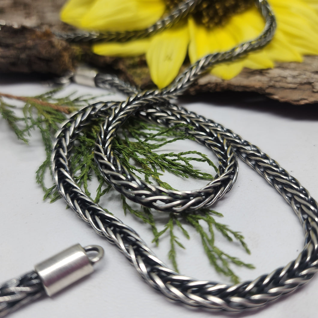 20 Foxtail Chains and Bracelets (Oxidized)