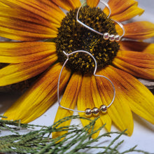 Load image into Gallery viewer, 14k Gold Filled Heart Hoop Earrings
