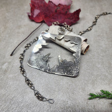 Load image into Gallery viewer, Large Hollow Maple Leaf Pendant
