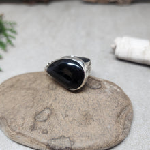 Load image into Gallery viewer, East West Black Onyx Ring
