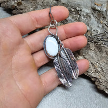 Load image into Gallery viewer, Winter Feather Pendant
