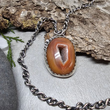Load image into Gallery viewer, Orange Agate Pendant
