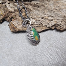 Load image into Gallery viewer, Dainty Royston Tuquoise Pendant
