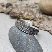 Load image into Gallery viewer, Reticulated Silver Cuff Bracelet
