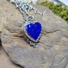 Load image into Gallery viewer, Lapis Lazuli Heart Pendant
