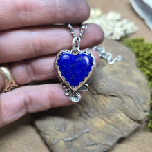 Load image into Gallery viewer, Lapis Lazuli Heart Pendant
