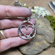 Load image into Gallery viewer, Framed Medium Heart Pendant
