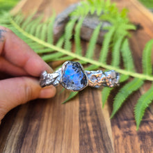 Load image into Gallery viewer, Molten Rainbow Moonstone Cuff
