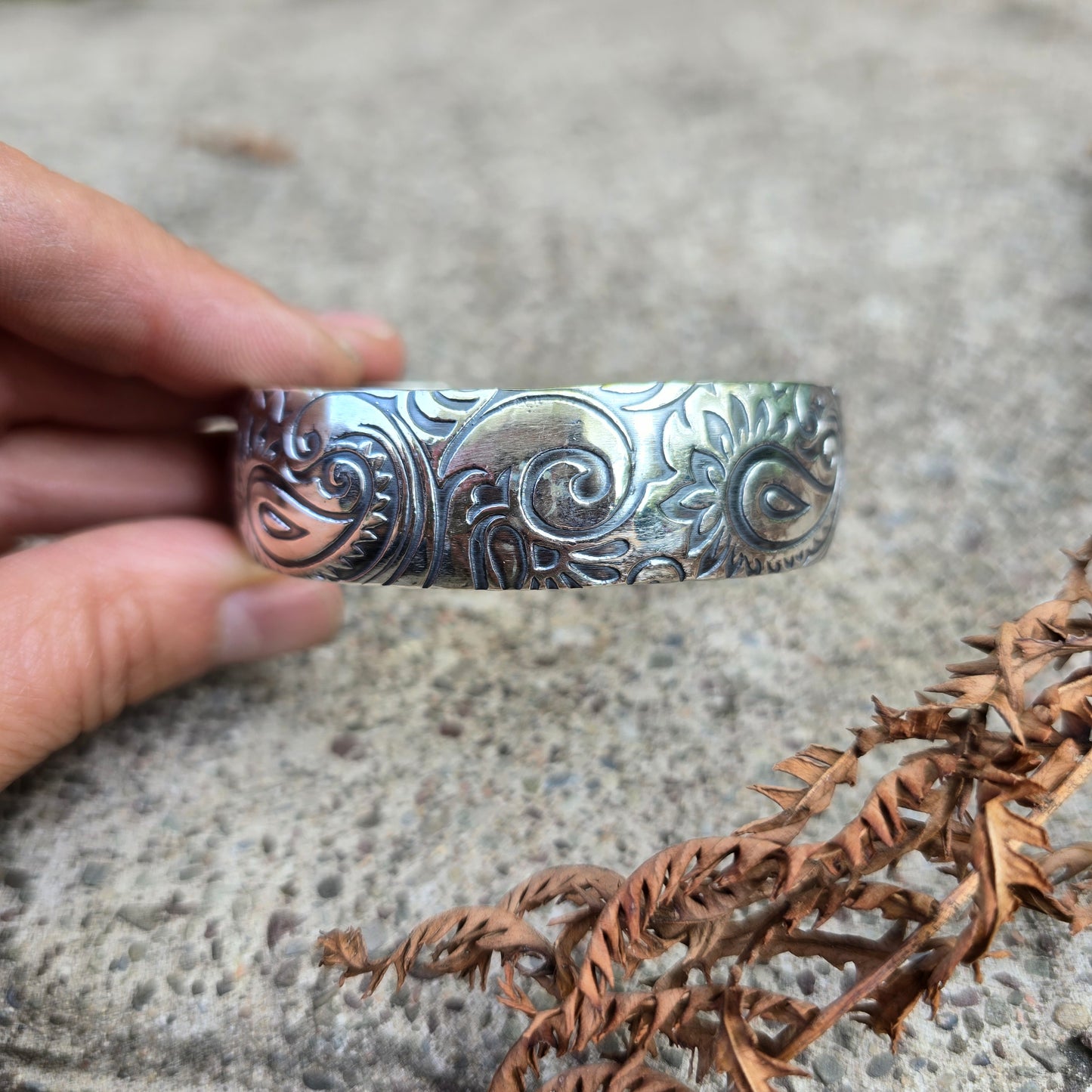 Paisley Domed Cuff