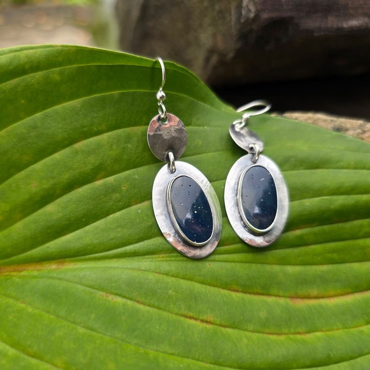 Leland Blue Sterling Silver Disc Earrings