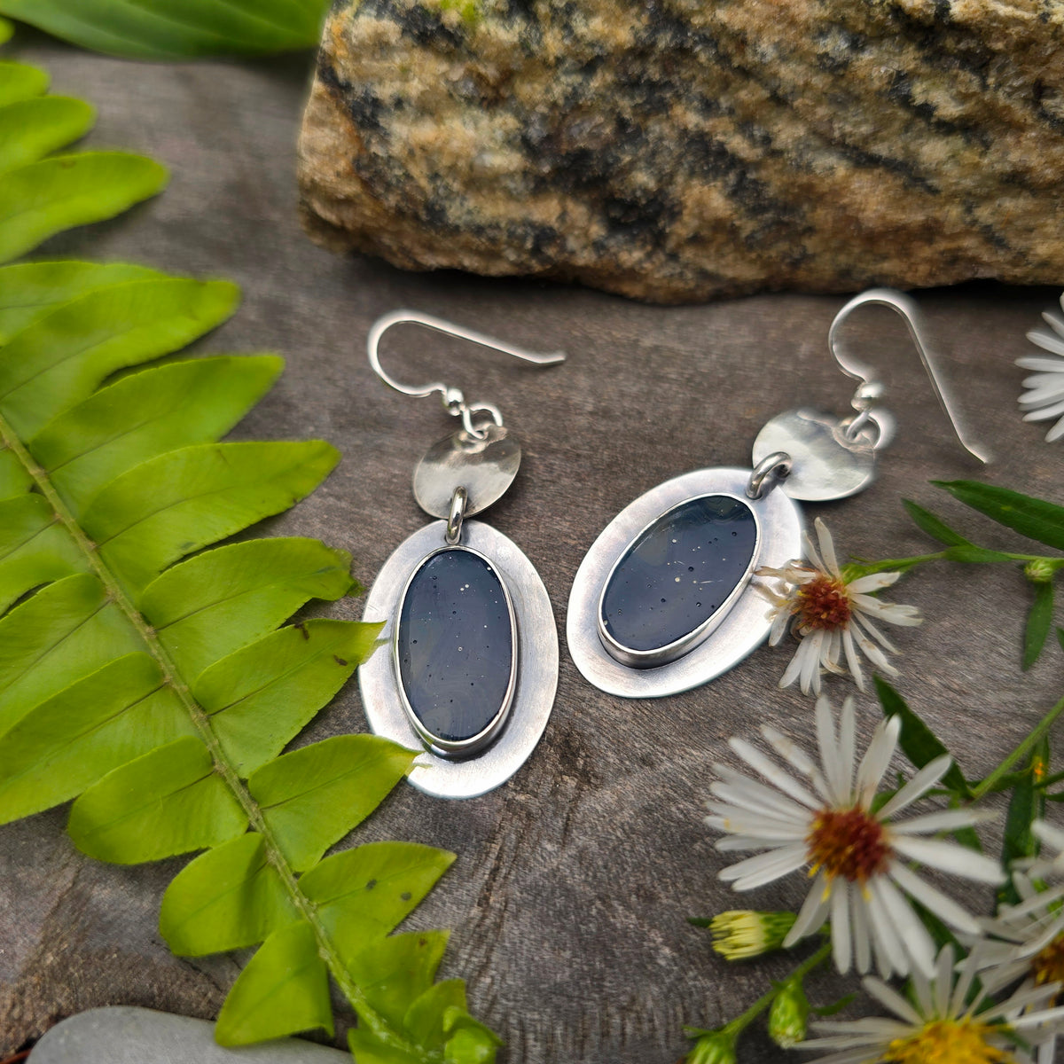 Leland Blue Sterling Silver Disc Earrings