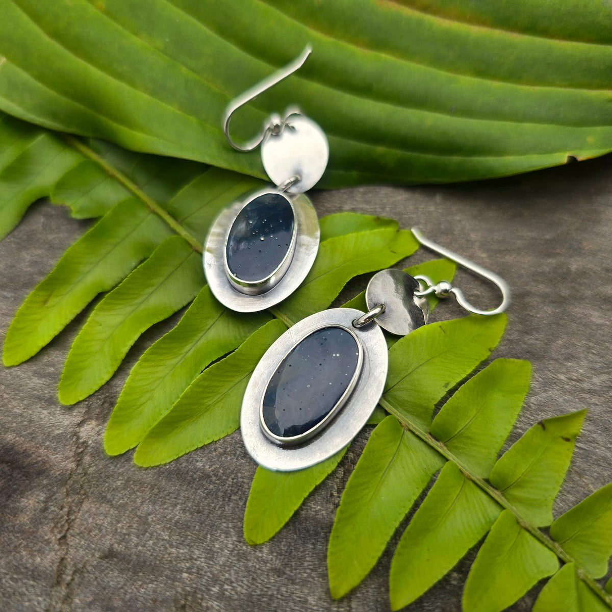 Leland Blue Sterling Silver Disc Earrings