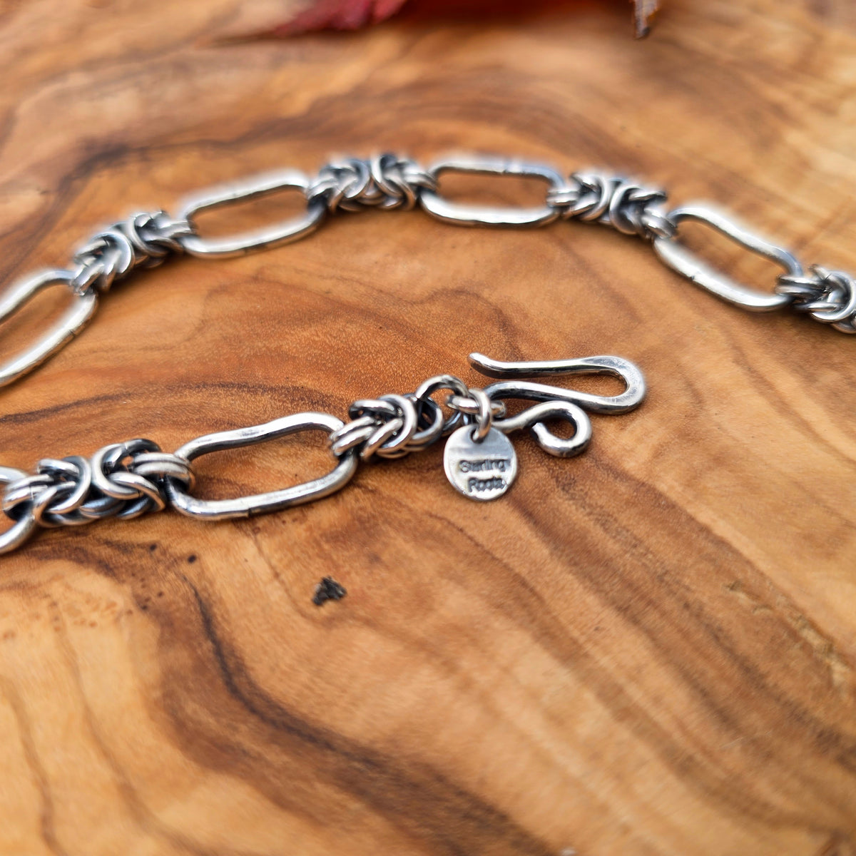 Byzantine & Heavy Paperclip Sterling Silver Chain Link Bracelet
