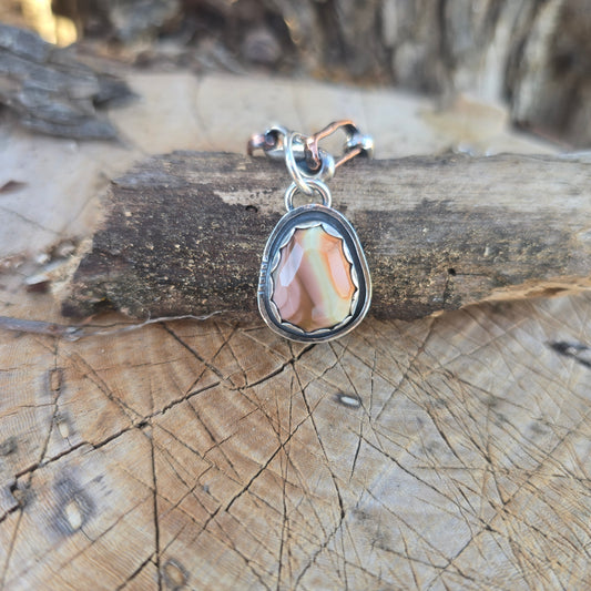 Earthy Imperial Jasper Pendant (One of a Kind) — 1.25″ Length