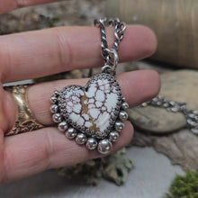Load and play video in Gallery viewer, Wild Jasper Heart Pendant
