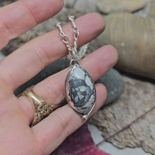 Load and play video in Gallery viewer, Gray Jasper Pendant
