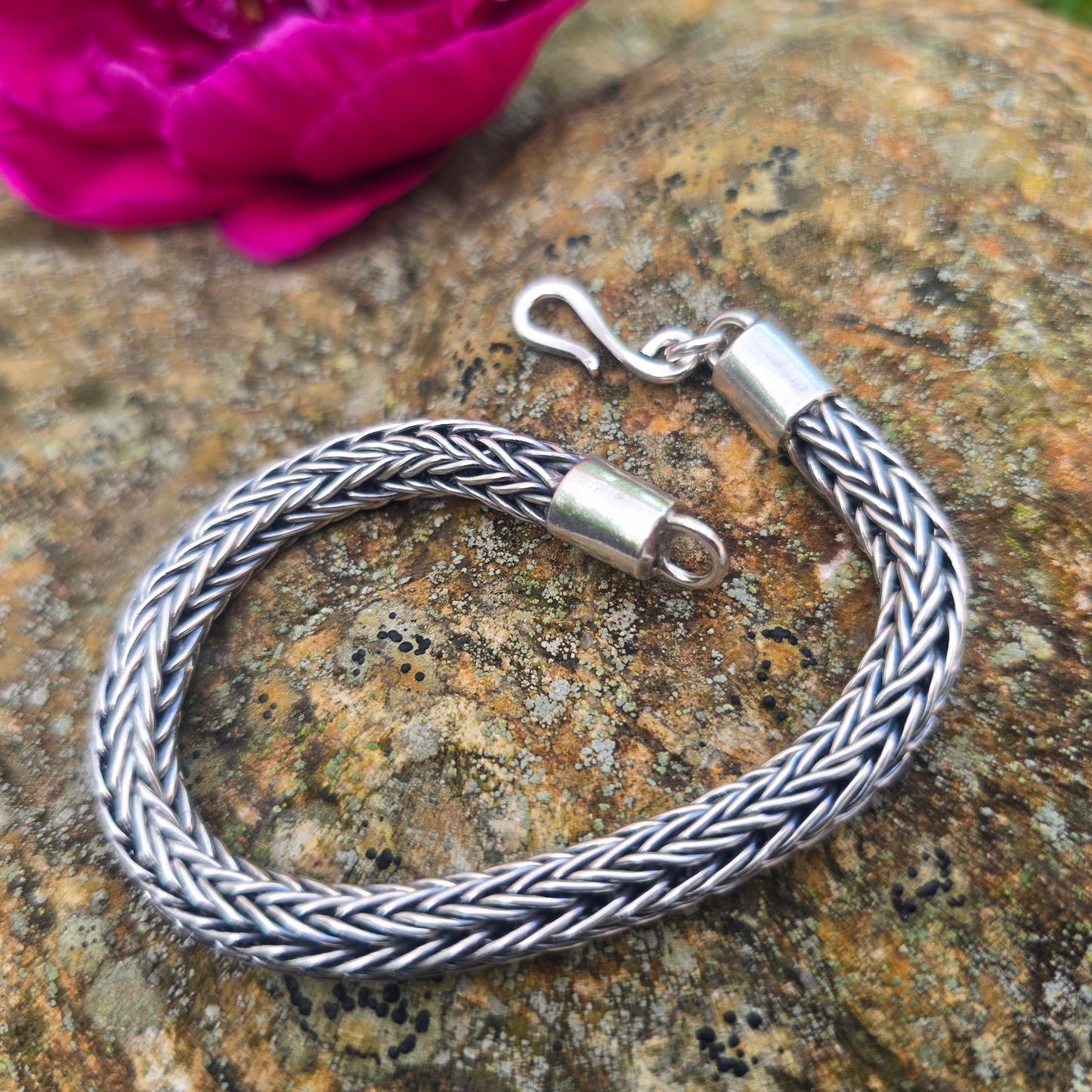 20 Gauge Double Foxtail Bracelet — Sterling Silver