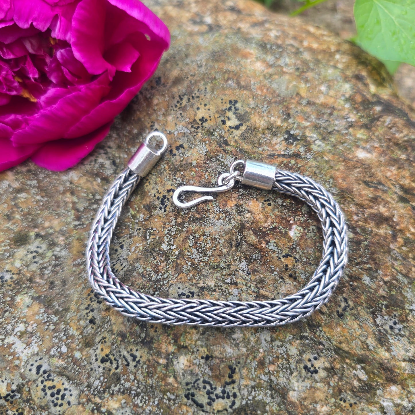 20 Gauge Double Foxtail Bracelet — Sterling Silver