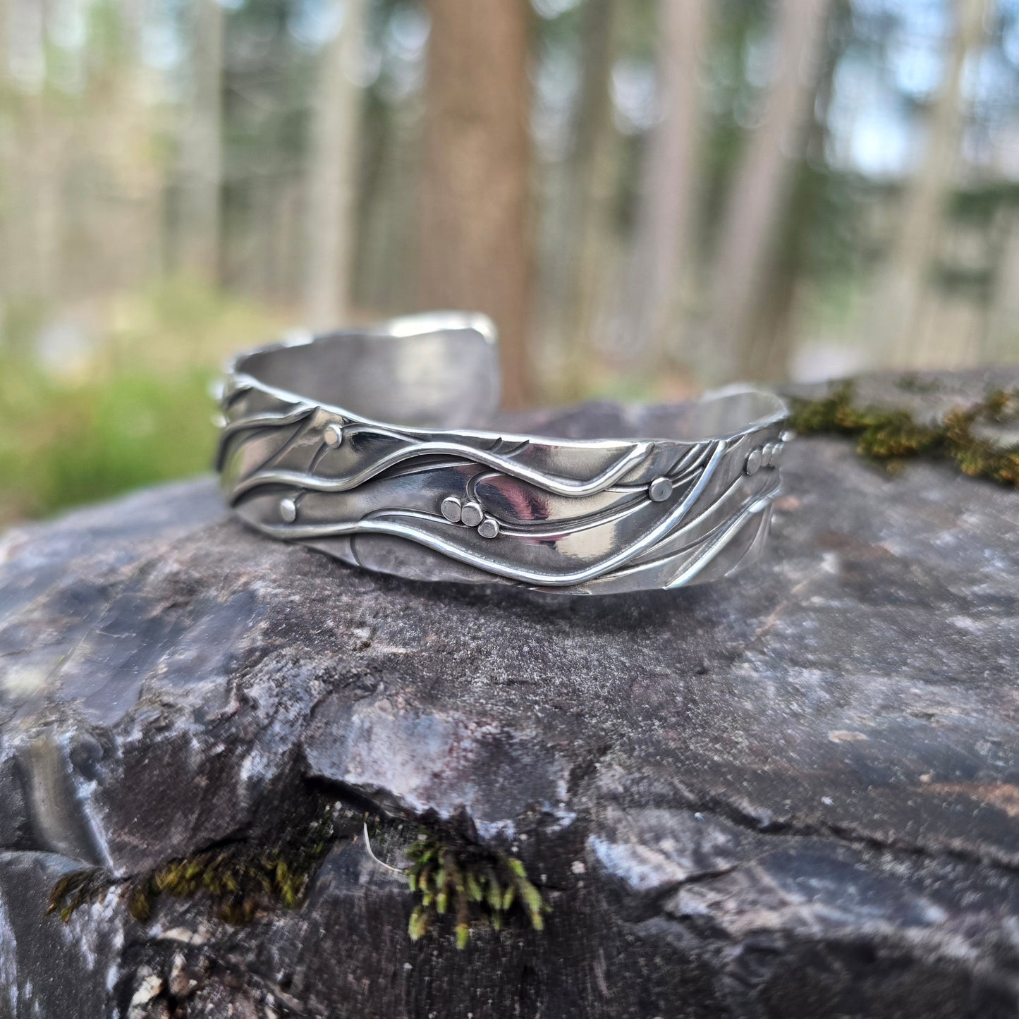 The River Collection Sterling Silver Cuff #1