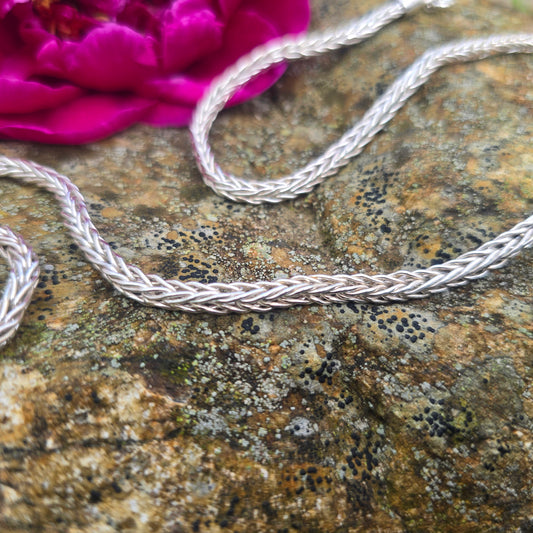 Foxtail Chain — Sterling Silver / Custom Length / 20g