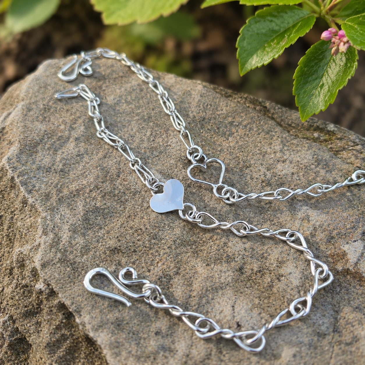 Mother - Daughter Heart Bracelet Set