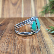 Load image into Gallery viewer, fancy shaped turquoise stones set in sterling silver

